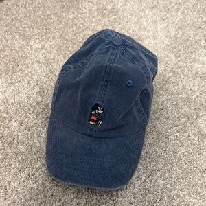 Blue Cap with Mickey Mouse Embroidery
